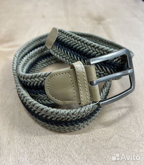 Ремень мужской плетеный