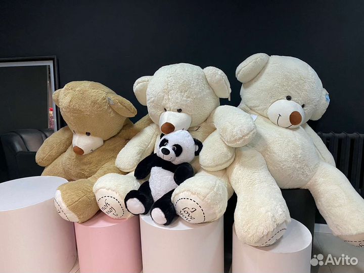 Плюшевый медведь новый