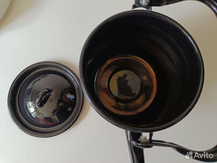 Чайник 2 литра эмалированный Новый