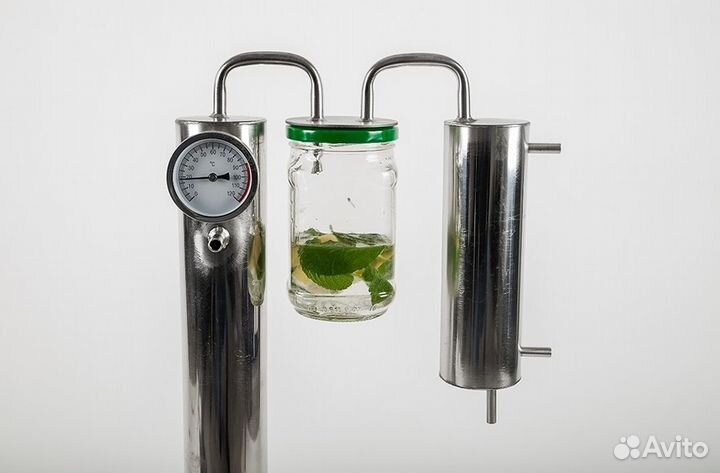 Самогонный аппарат фланцевый с вертикальной царгой