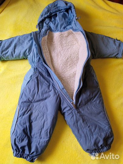 Комбинезон демисезонный р80 с зимней подстежкой