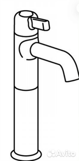 Смеситель икеа хром, новый