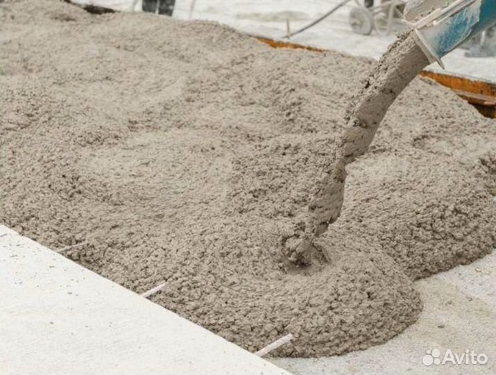 Бетон различных марок, лента 17 метров