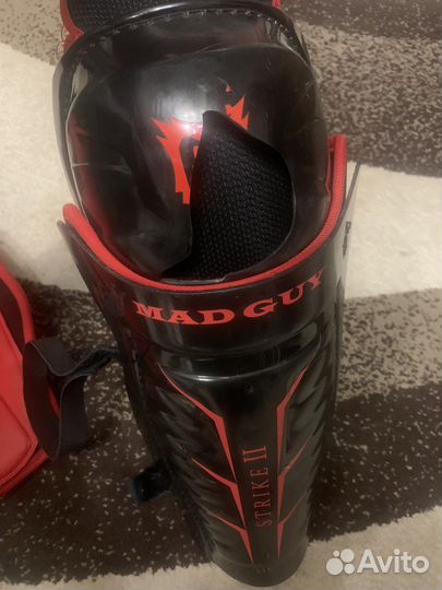Щитки хоккейные 15 mad guy