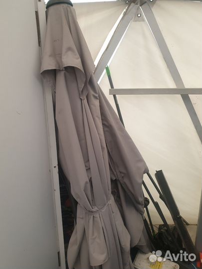 Уличный зонт двойной 2,5 метра