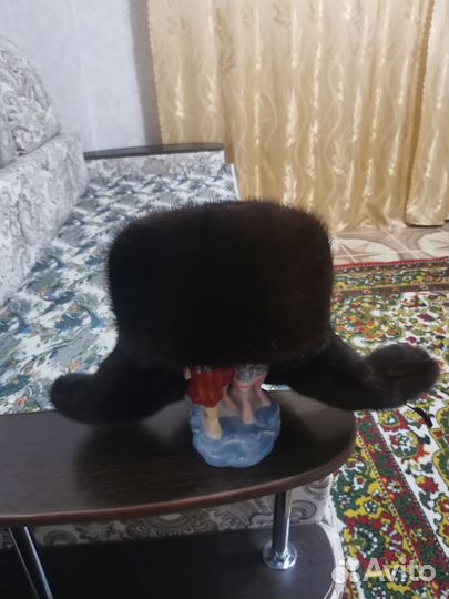 Норковая шапка мужская