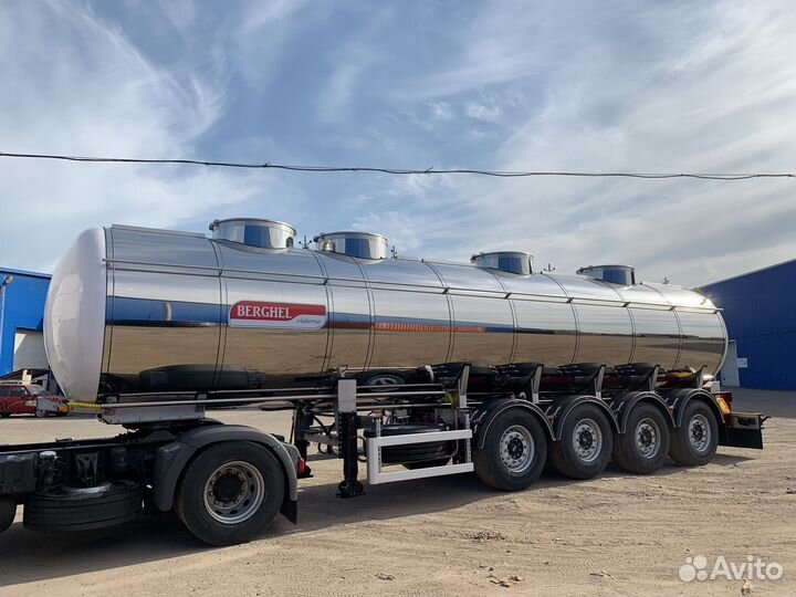 Полуприцеп пищевая цистерна BERGHEL 27000Л 4-осная, 2023
