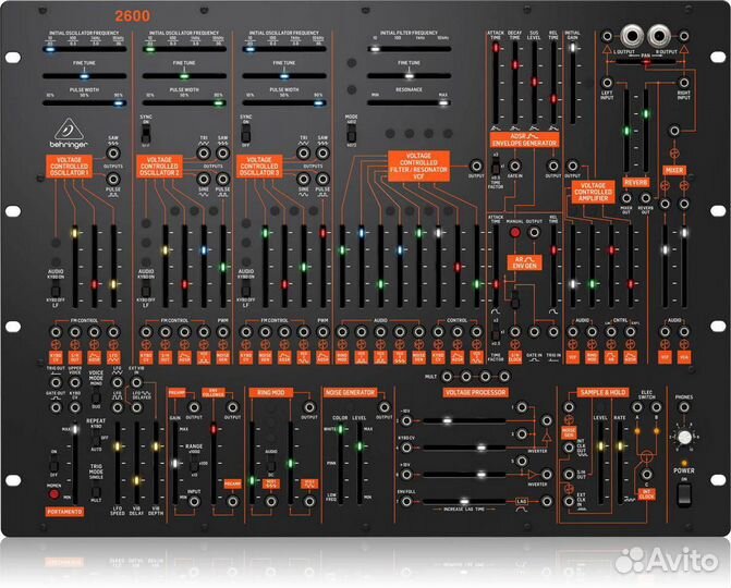 Рековый аналоговый синтезатор Behringer 2600