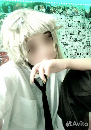 Парик ацуши косплей