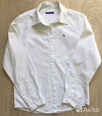Классическая рубашка бренда cotton belt 8-10 лет
