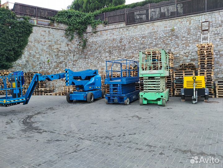 Аренда подъемника ножничного / коленчатого