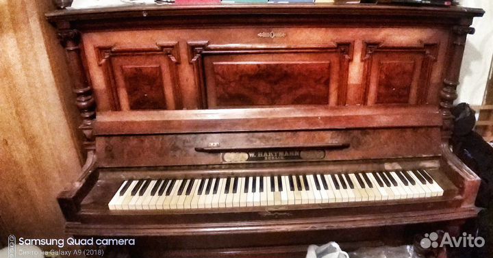 Антикварное немецкое пианино