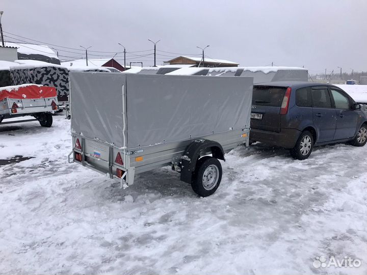 Прицеп Сст 7132-02С самосвал с тентом 1,0м