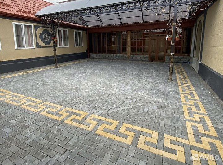 Укладка брусчатки