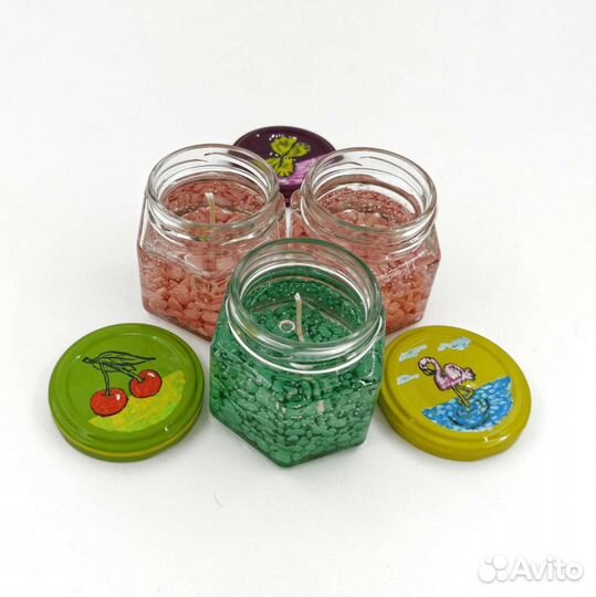 Гипоаллергенная Гелевая свеча без запаха