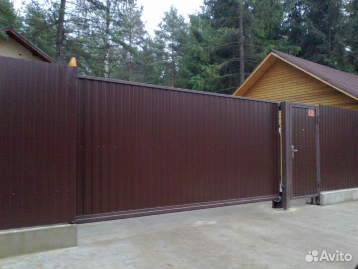 Октаные ворота из профлиста