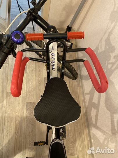 Детское кресло для велосипеда на раму