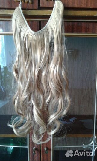 Накладные волосы на леске