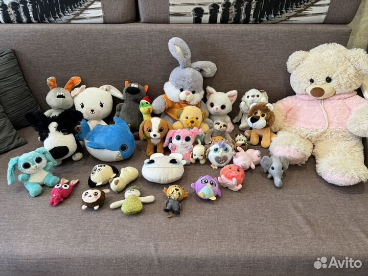 Мягкие игрушки пакетом