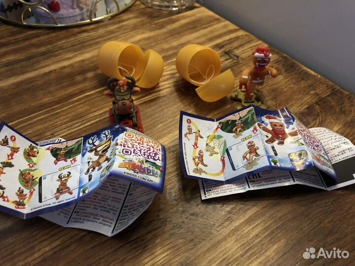 Игрушки из киндер обмен, новогодняя серия 2022 23