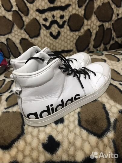 Adidas мужские кроссовки кожаные