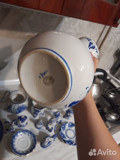 Фарфоровая посуда гжель