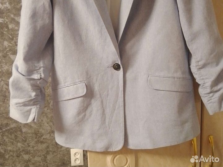 Пиджак с подкладкой.Хлопок