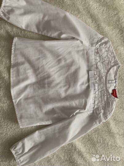 Блузка для девочки школьная 122 размер