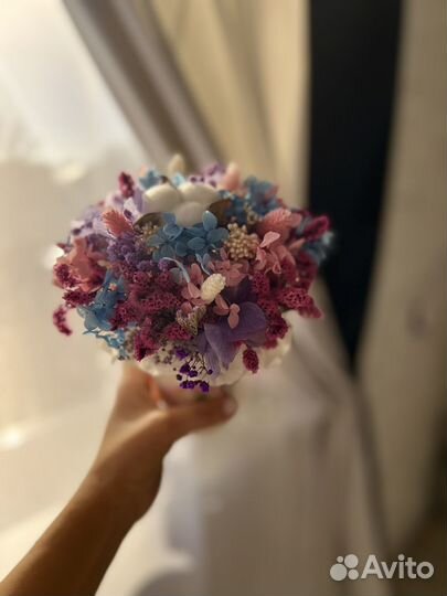 Мини букет из сухоцветов