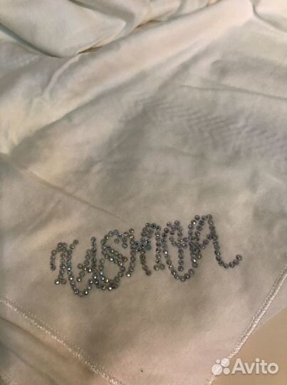 Платок на никях или на выход белый