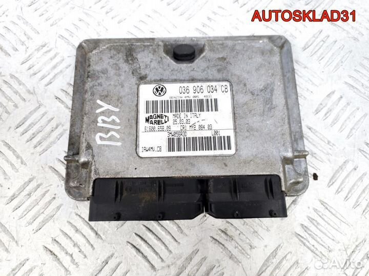 Блок эбу Skoda Fabia 1.4 BBY 036906034CB бензин