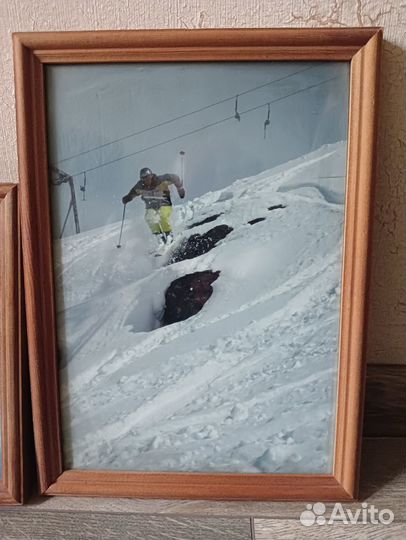 Авторское фото в рамке под стекл Приэльбрусье кбр
