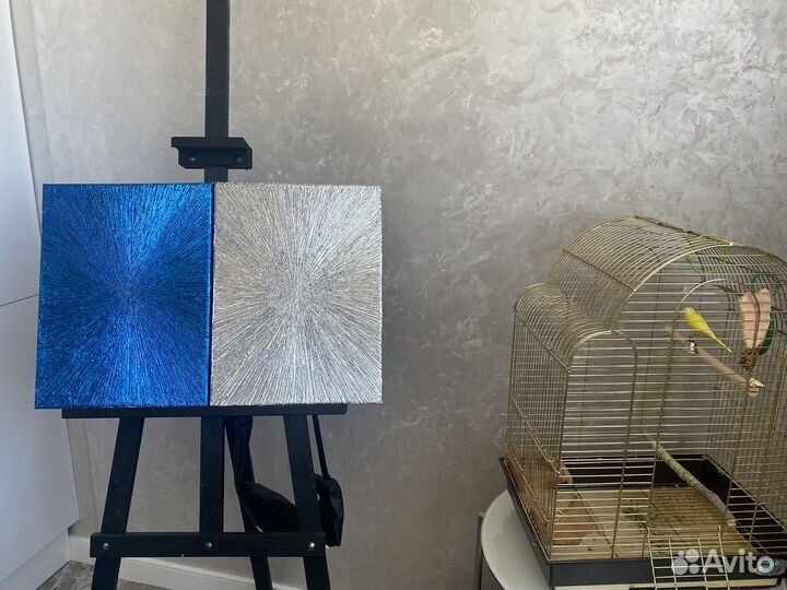 Картины Лучи комплект холст ручная работа