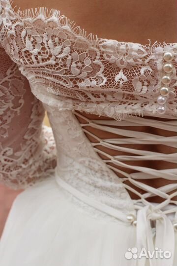 Свадебное платье 42 44 пышное