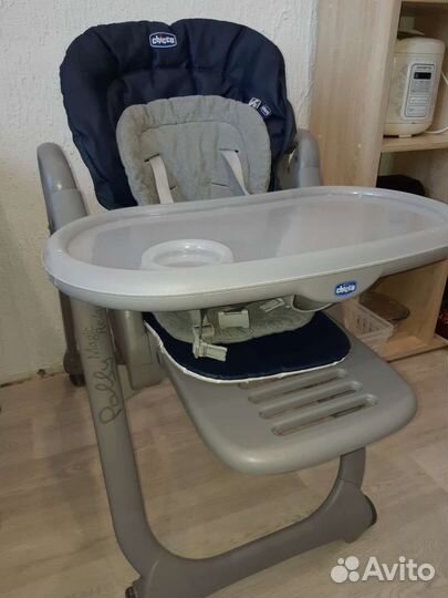 Стульчик для кормления chicco polly magic relax