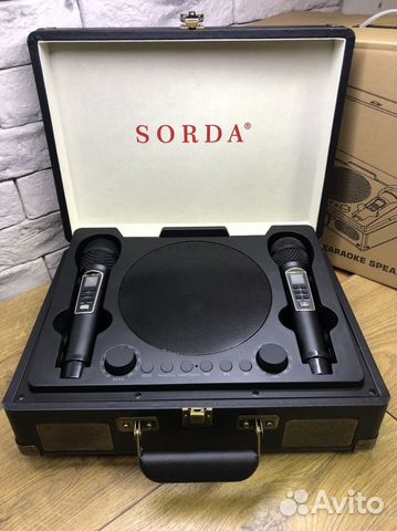 Караоке sdrd Sorda SD-2109 Black «Ретро Чемодан»