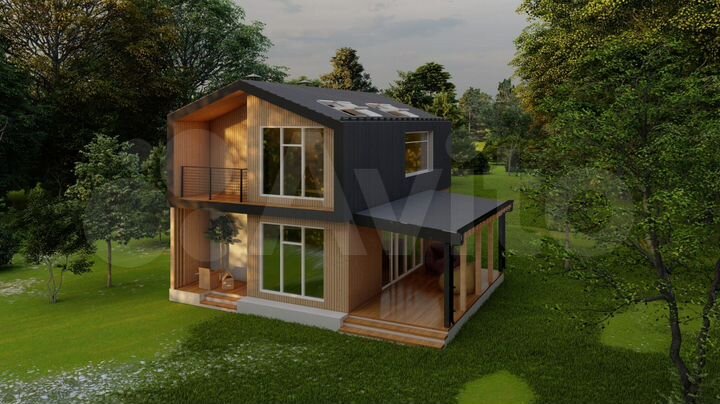 Дача 110 м² на участке 7 сот.