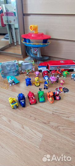 Щенячий патруль база с машинками и автобус
