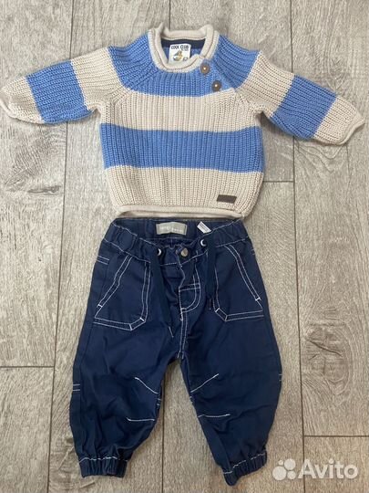 Комплект свитер и брюки 62