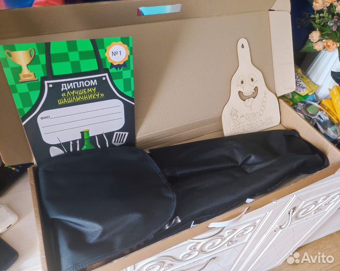 Подарочный набор для шашлыка 10 предметов