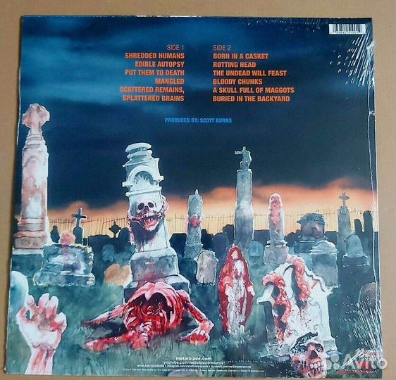 Cannibal Corpse - Eaten Back To Life (LP) US