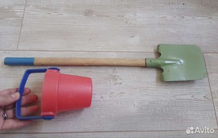 Винтажная лопатка и ведерко СССР 70 е гг