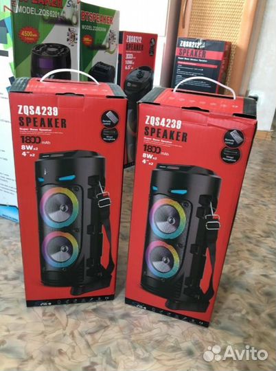 Большая портативная колонка с караоке