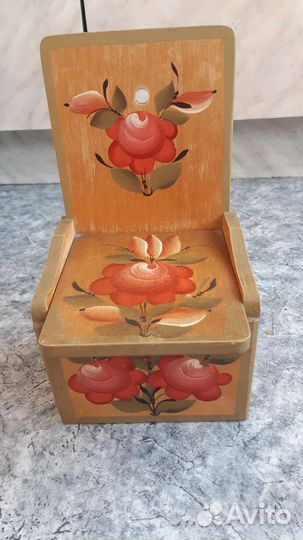 Солонка деревянная