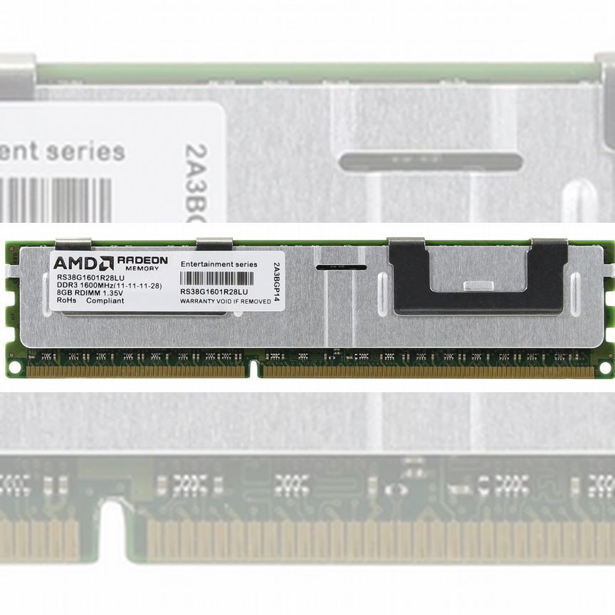 [RS38G1601R28LU] Оперативная Память Amd 8 Гб Rs38g1601r28lu
