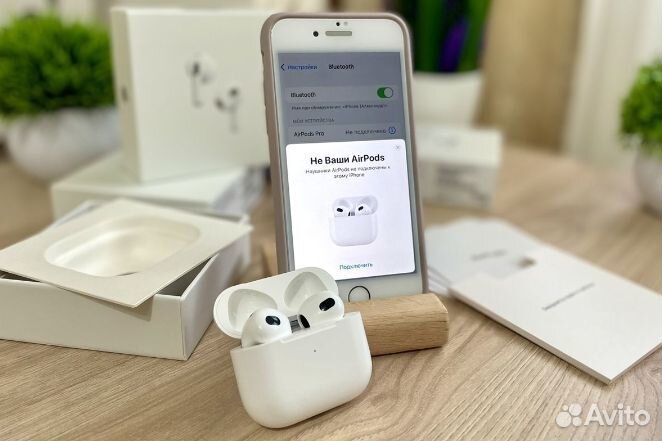 Наушники AirPods 3 чехол, гарантия, доставка