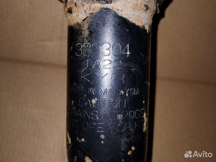 Передняя левая стойка хундай акцент