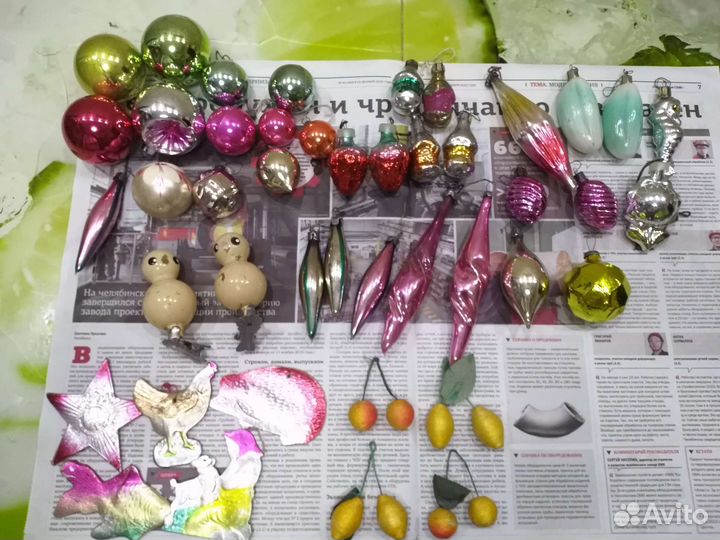 Елочные игрушки СССР