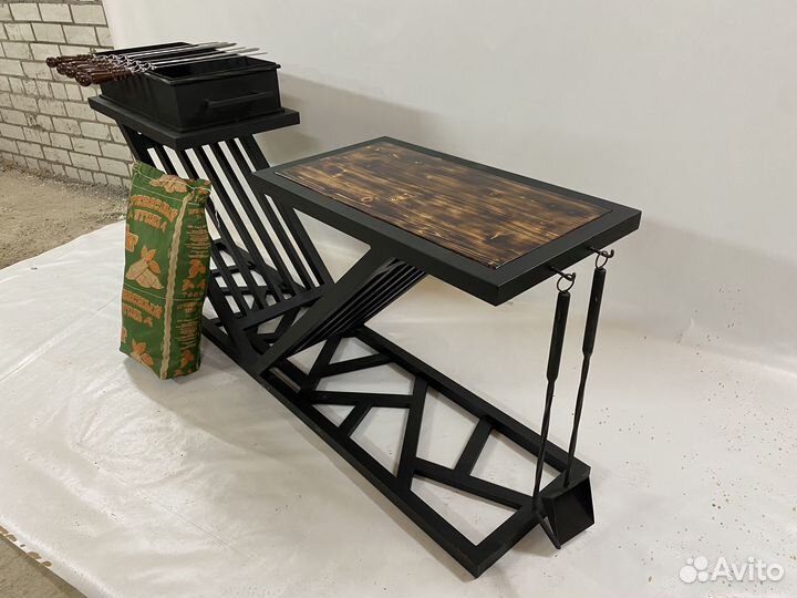 Мангал в стиле лофт