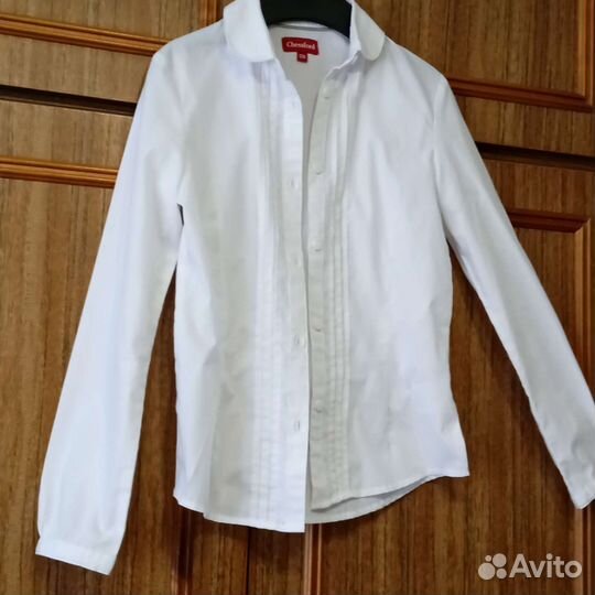 Блузка школьная для девочки рост 128